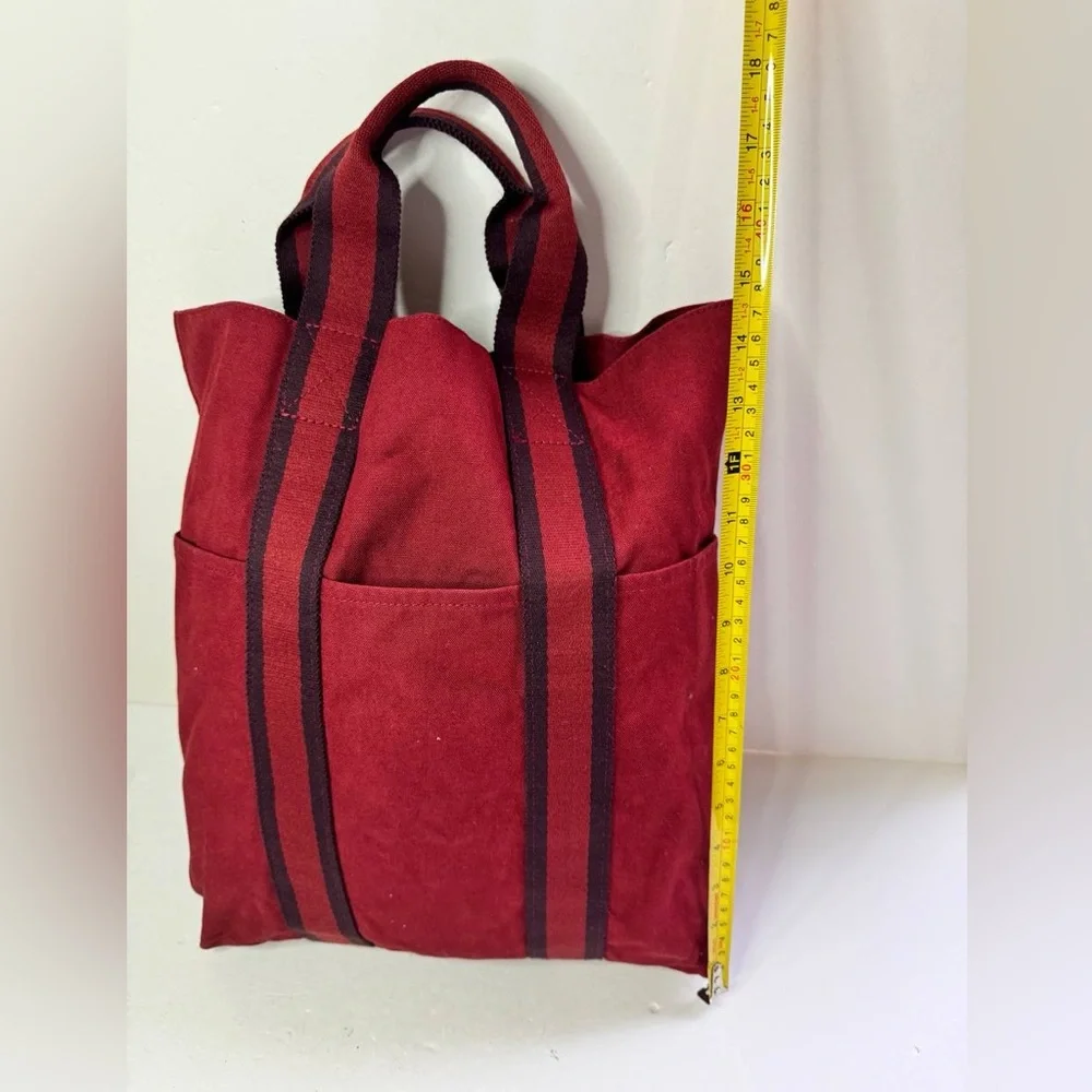 Hermes canvas tote